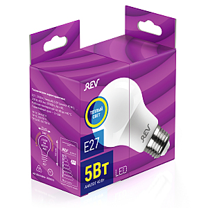 Светодиодная лампа REV E27 Груша 5Вт 32344 0